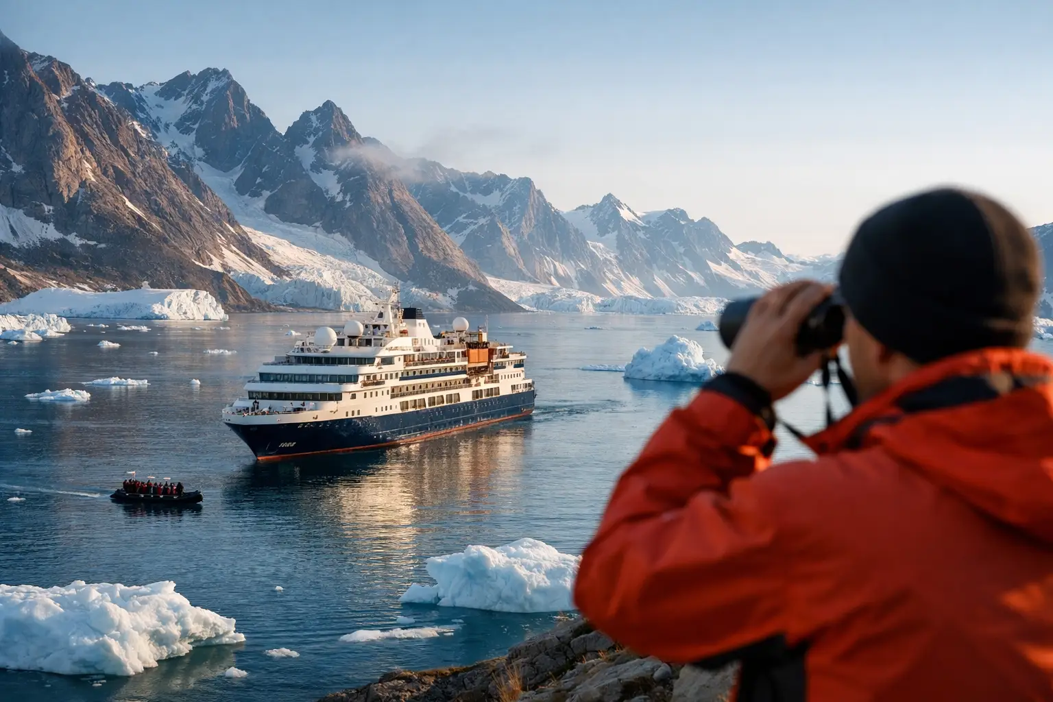 Como escolher uma expedição de navio na Groenlândia