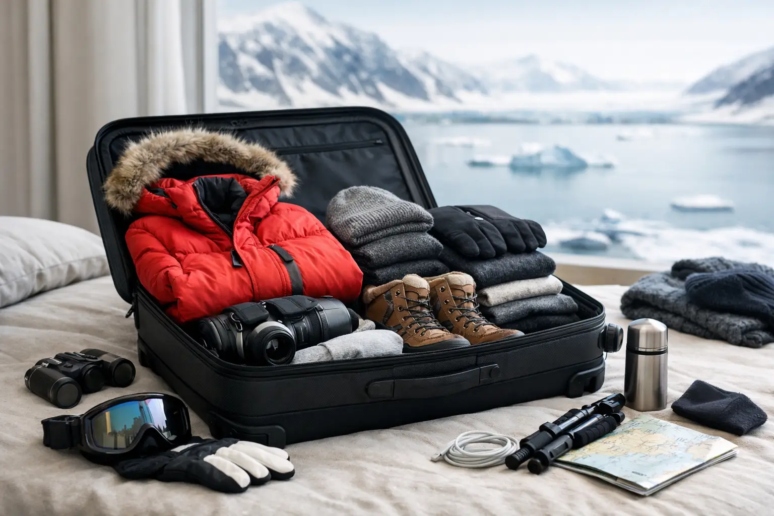 Como preparar a mala para Svalbard sem excessos