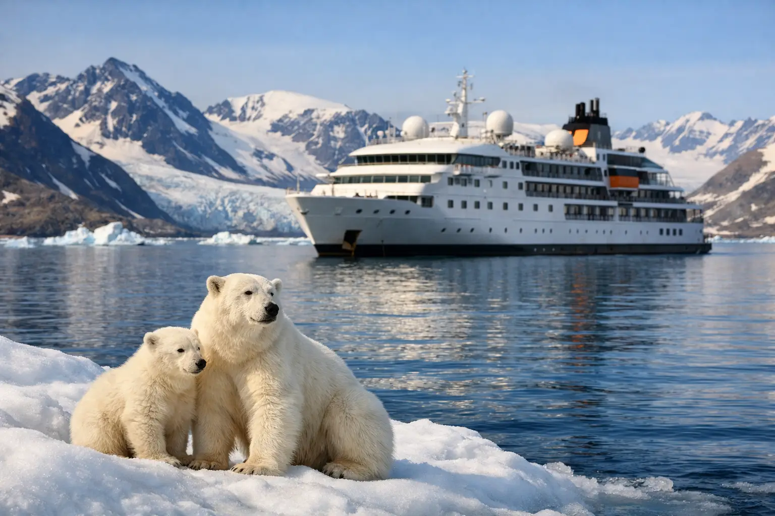 Cruzeiro em Svalbard com ursos polares: quando ir
