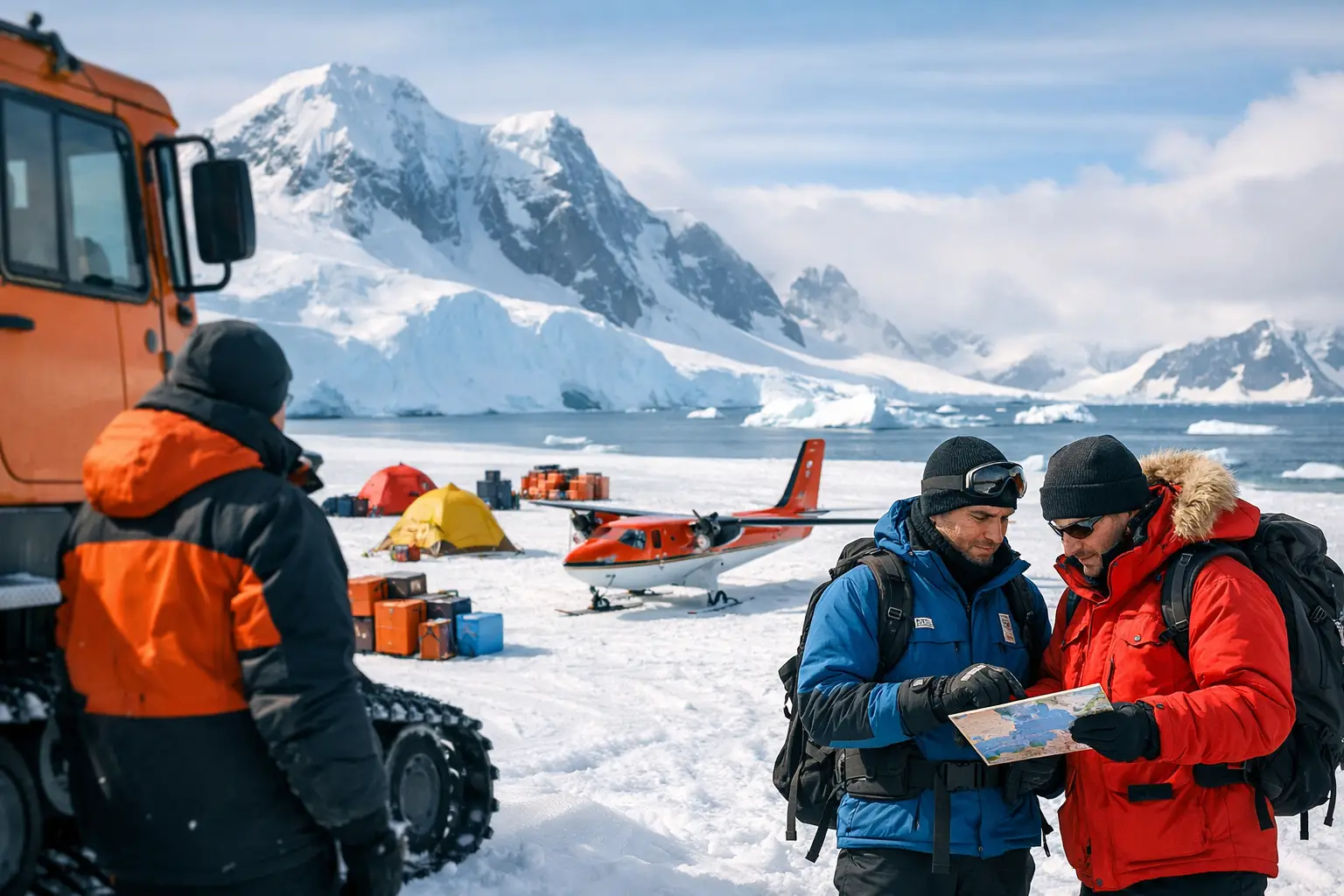 Guia de logística polar brasileira em expedições