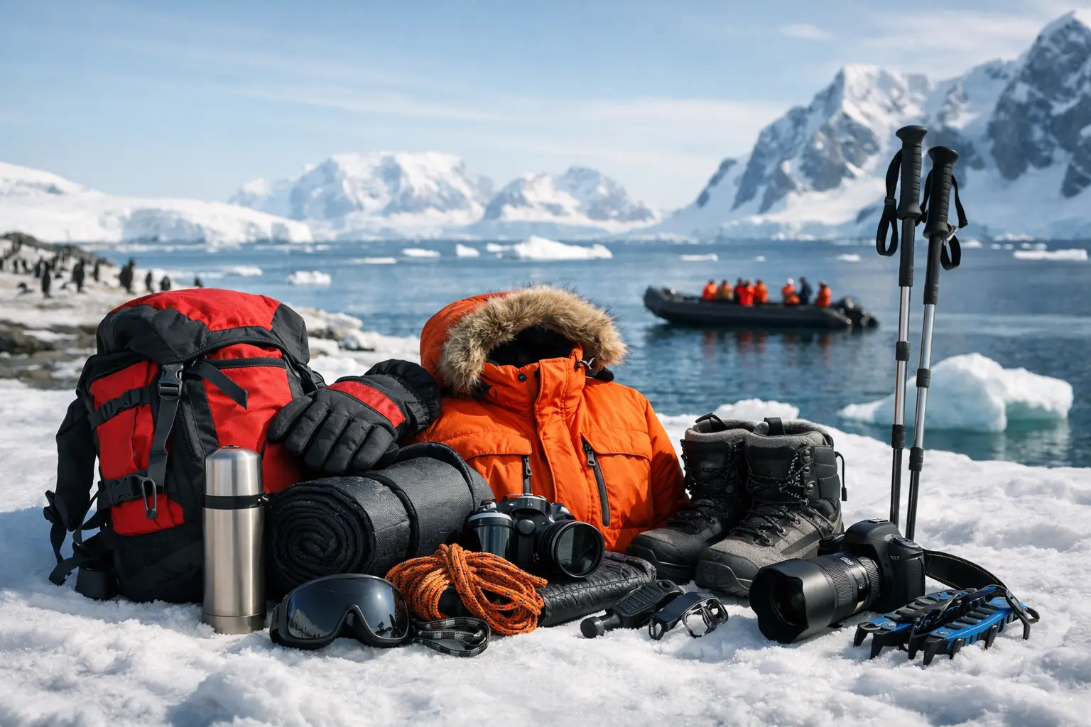 O que levar para a Antártica em uma expedição