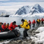 Como é o desembarque em Zodiac na Antártica