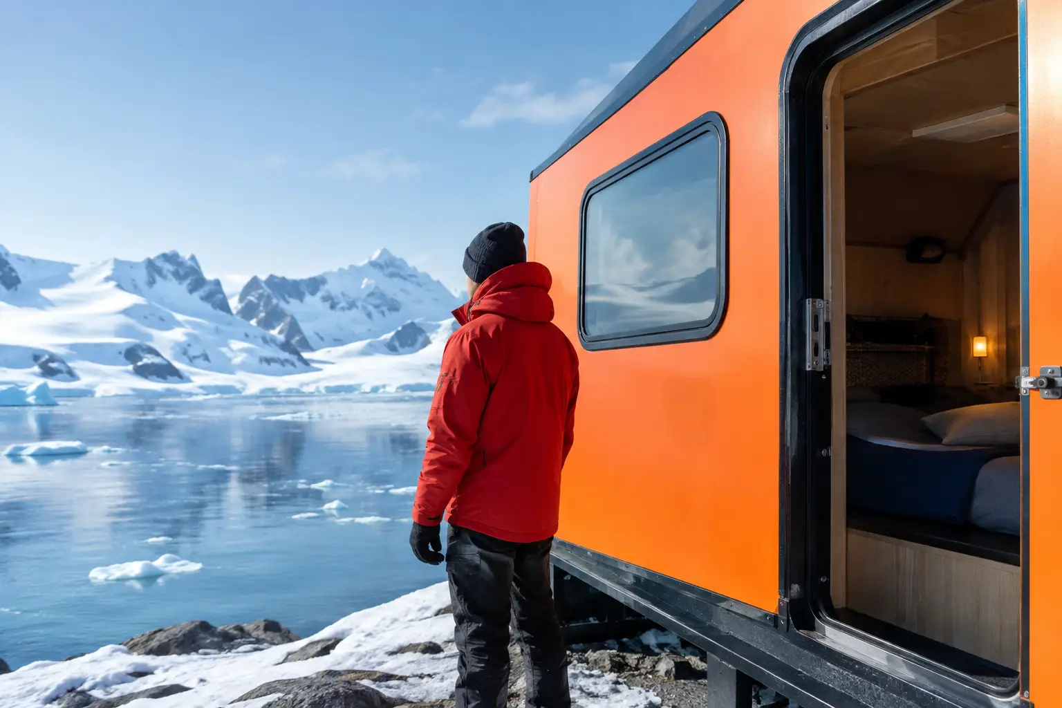 Como escolher cabine em uma expedição polar