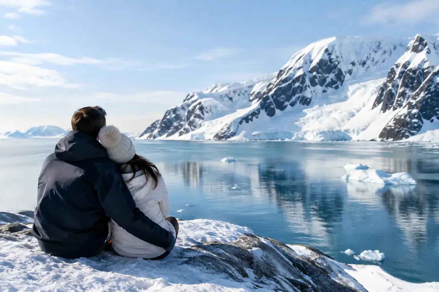 Por que escolher uma lua de mel antártica?